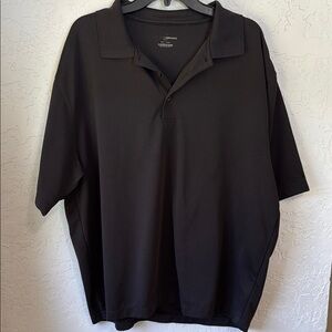 Grand Slam Black Polo Shirt Relaxed Fit